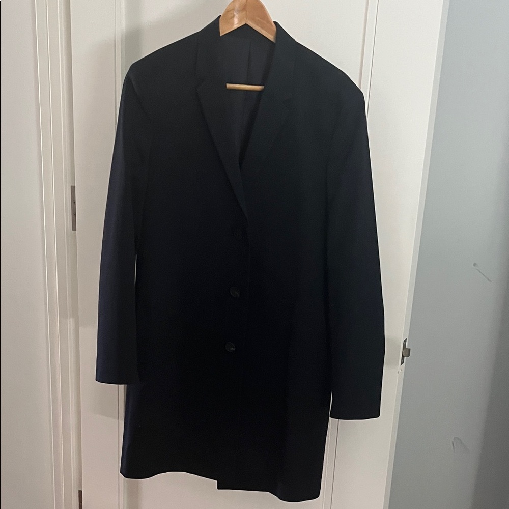 COS Black Men trench coat